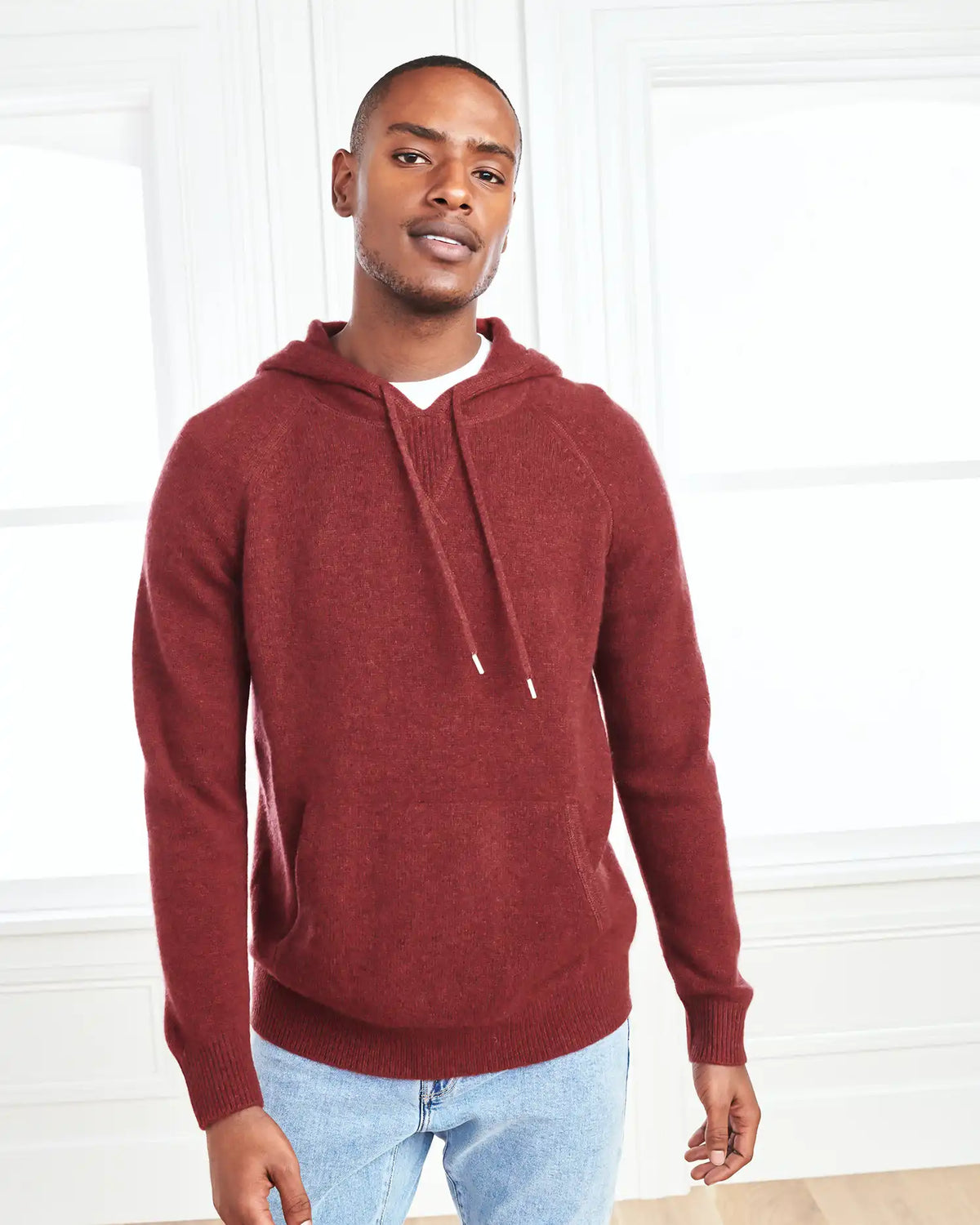 Mongolian Cashmere Pullover Hoodie