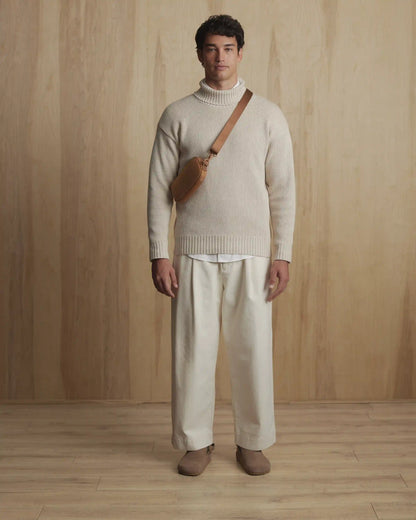 100% Organic Cotton Turtleneck Sweater