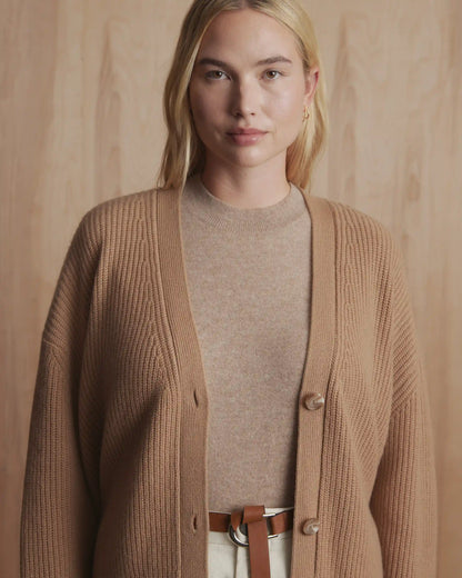 Mongolian Cashmere Mock Neck Sweater Vest