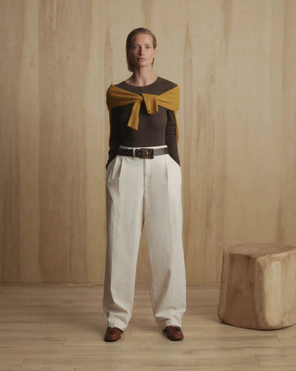 Mongolian Cashmere Boatneck Sweater