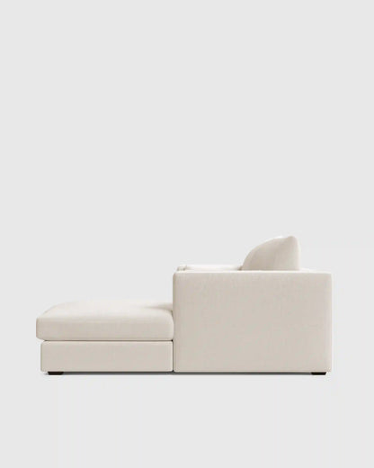Oasis Chaise Sectional in Performance Linen