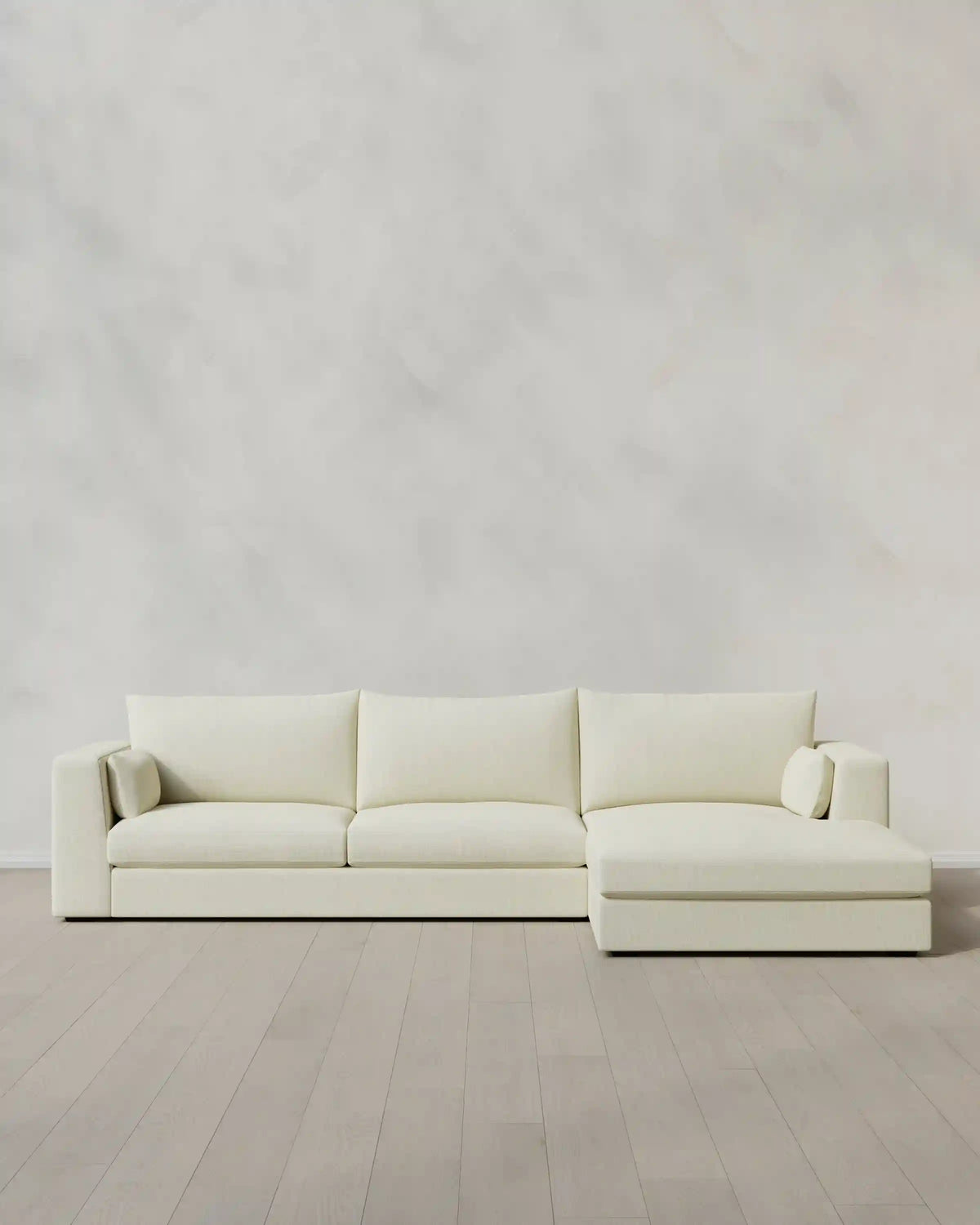 Oasis Chaise Sectional in Performance Linen