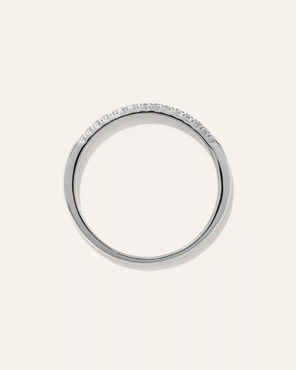 14K Gold Diamond Wedding Band