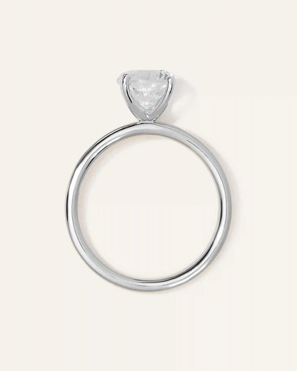 Lab Grown Diamond Round Comfort Fit Engagement Ring - 1.50ct