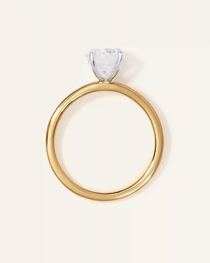 Lab Grown Diamond Round Comfort Fit Engagement Ring - 3ct