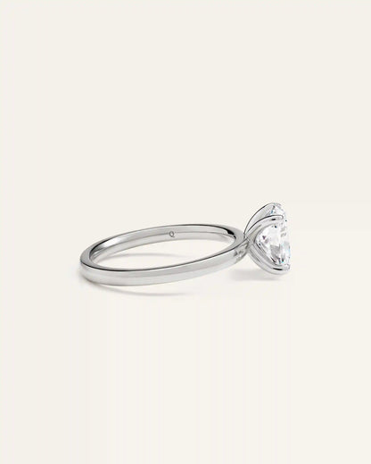 Lab Grown Diamond Oval Comfort Fit Engagement Ring - 1.50ct
