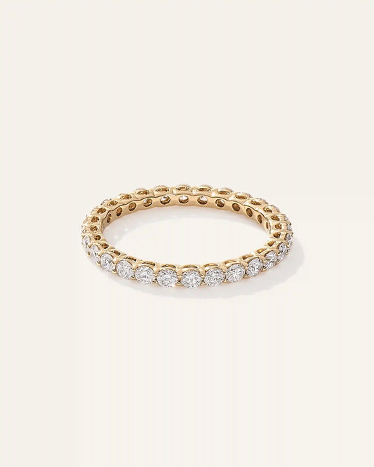 Lab Grown Diamond Round Eternity Band