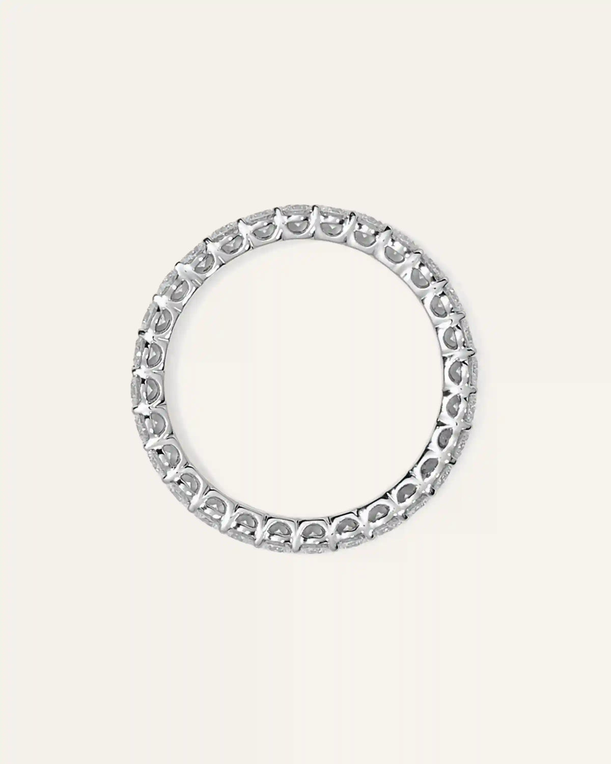Lab Grown Diamond Round Eternity Band