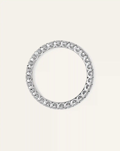 Lab Grown Diamond Round Eternity Band