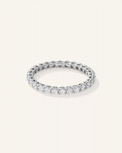Lab Grown Diamond Round Eternity Band