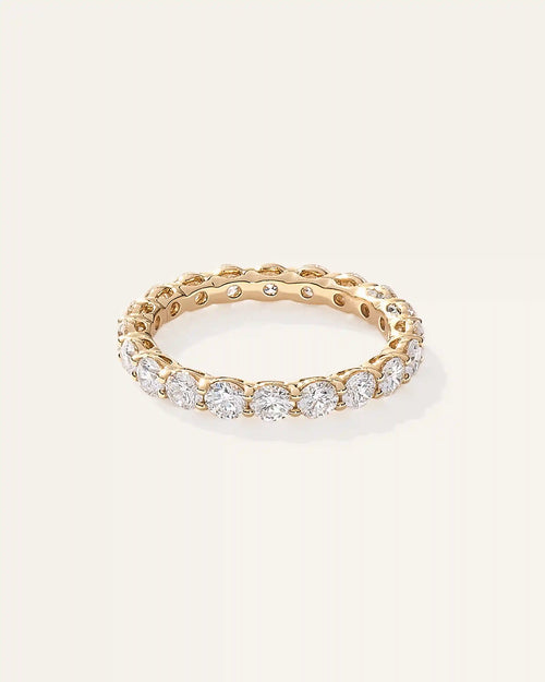 Lab Grown Diamond Round Eternity Band