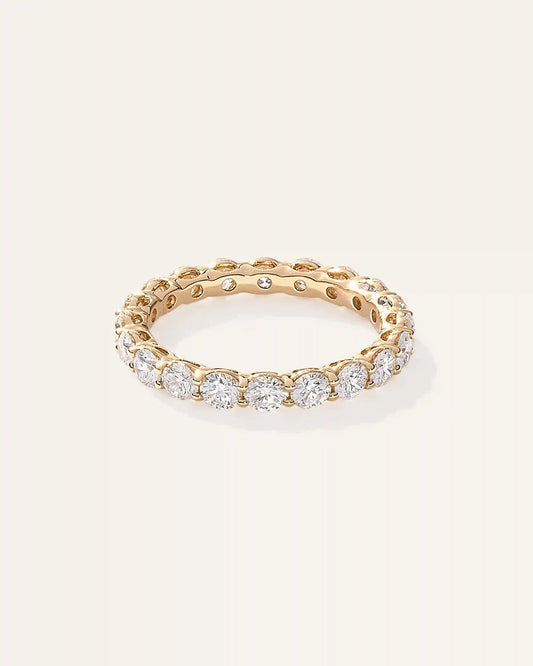 Lab Grown Diamond Round Eternity Band