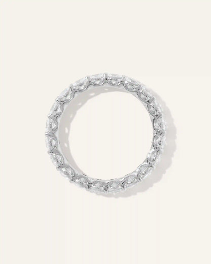 Lab Grown Diamond Round Eternity Band