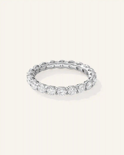 Lab Grown Diamond Round Eternity Band