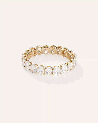 Lab Grown Diamond Oval Eternity Band