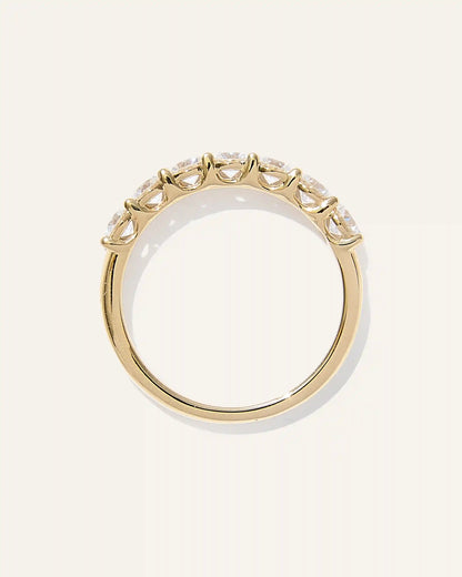 Lab Grown Diamond Round Seven Stone Band