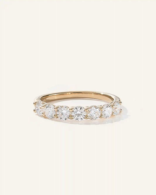Lab Grown Diamond Round Seven Stone Band