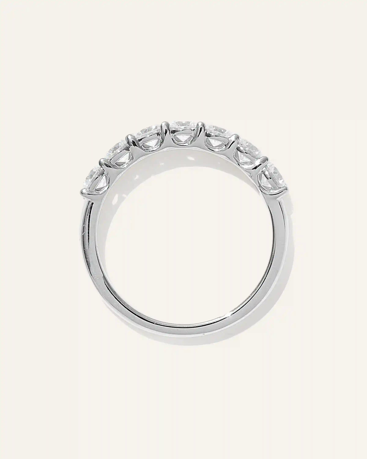 Lab Grown Diamond Round Seven Stone Band