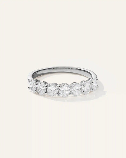 Lab Grown Diamond Oval Seven Stone Band