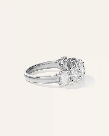Lab Grown Diamond Oval Seven Stone Band