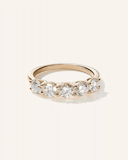 Lab Grown Diamond Five Stone Band