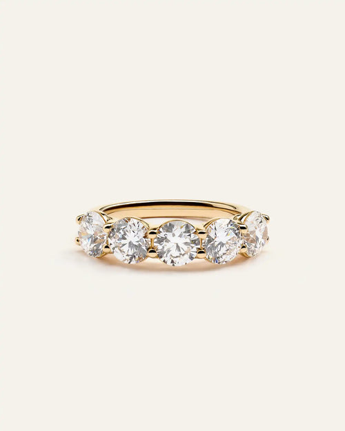 Lab Grown Diamond Five Stone Band