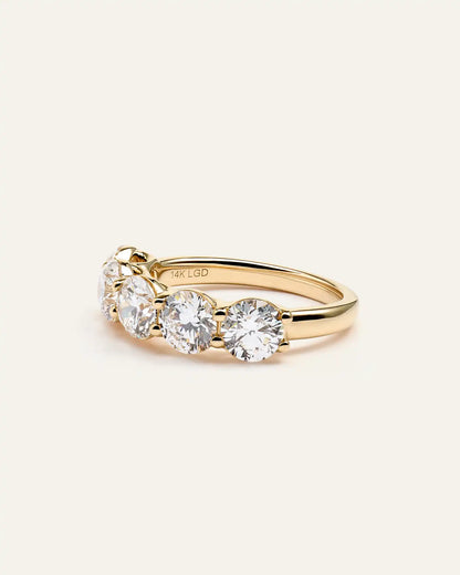 Lab Grown Diamond Five Stone Band