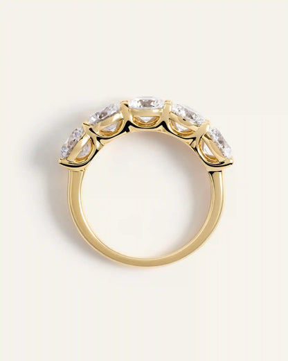 Lab Grown Diamond Five Stone Band
