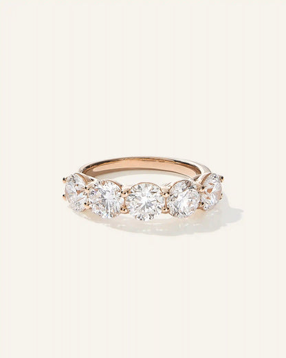 Lab Grown Diamond Five Stone Band