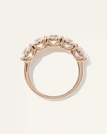 Lab Grown Diamond Five Stone Band