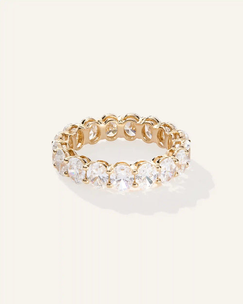 Lab Grown Diamond Oval Eternity Band