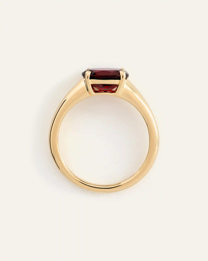 14K Gold Gemstone Vintage Inspired Ring