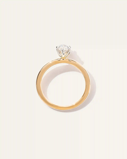 Lab Grown Diamond Marquise Comfort Fit Engagement Ring - 1ct