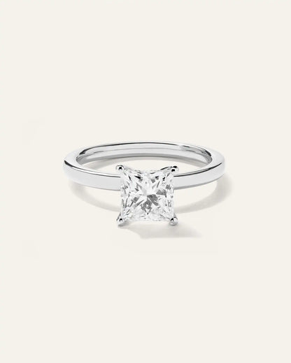 Lab Grown Diamond Princess Comfort Fit Engagement Ring - 1.5ct