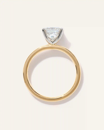 Lab Grown Diamond Princess Comfort Fit Engagement Ring - 1.5ct