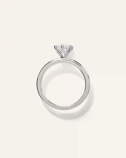 Lab Grown Diamond Marquise Comfort Fit Engagement Ring - 2ct
