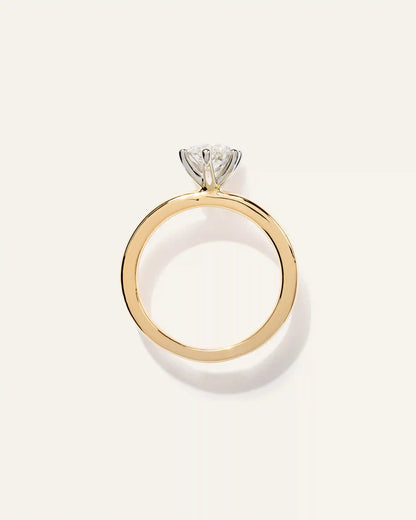 Lab Grown Diamond Marquise Comfort Fit Engagement Ring - 2ct