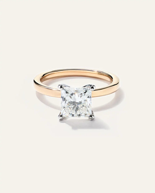Lab Grown Diamond Princess Comfort Fit Engagement Ring - 2ct