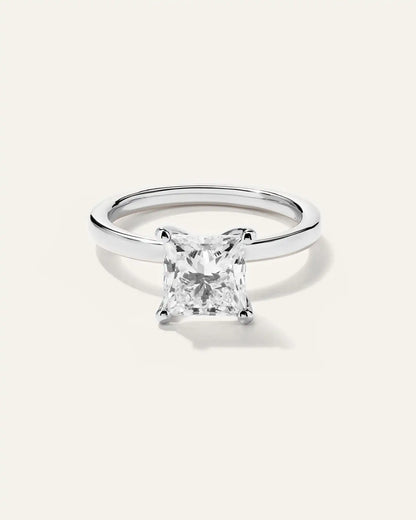 Lab Grown Diamond Princess Comfort Fit Engagement Ring - 2ct