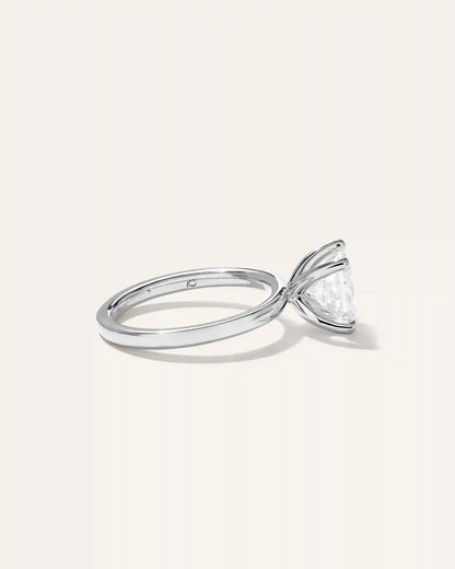 Lab Grown Diamond Princess Comfort Fit Engagement Ring - 2ct