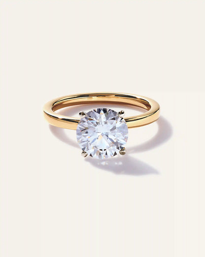 Lab Grown Diamond Round Comfort Fit Engagement Ring - 2.5ct