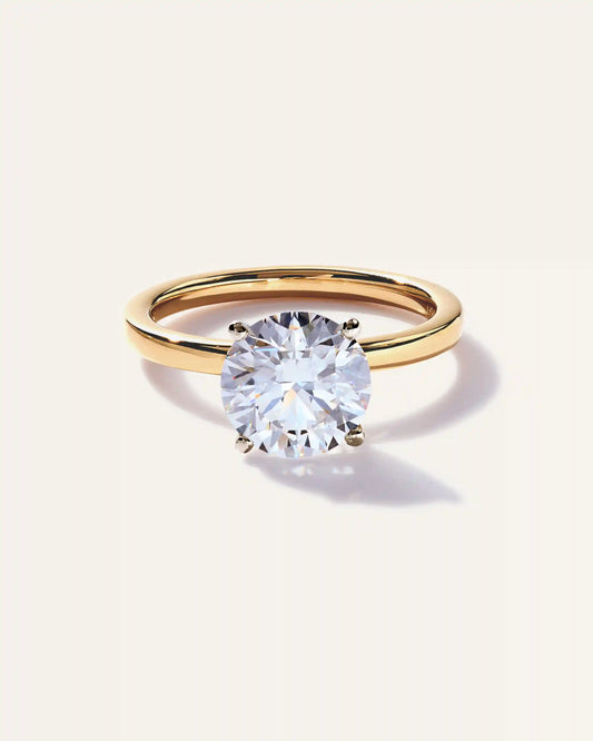 Lab Grown Diamond Round Comfort Fit Engagement Ring - 2.5ct