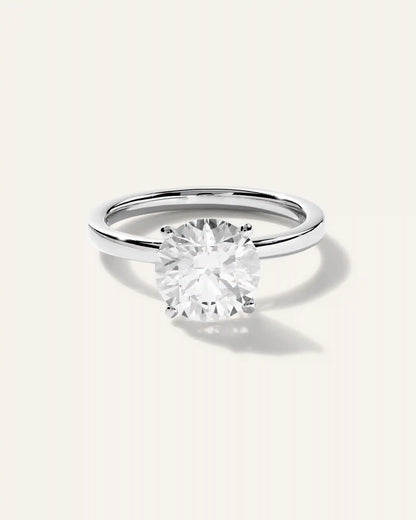 Lab Grown Diamond Round Comfort Fit Engagement Ring - 2.5ct