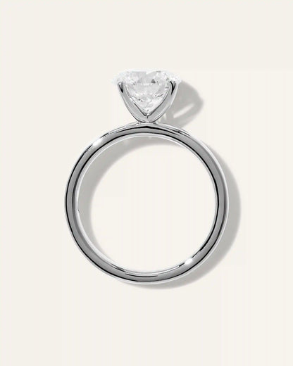 Lab Grown Diamond Round Comfort Fit Engagement Ring - 2.5ct
