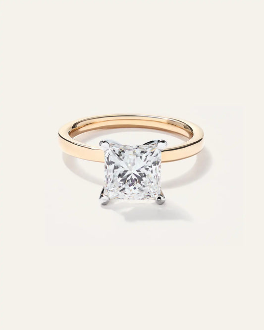 Lab Grown Diamond Princess Comfort Fit Engagement Ring - 2.5ct
