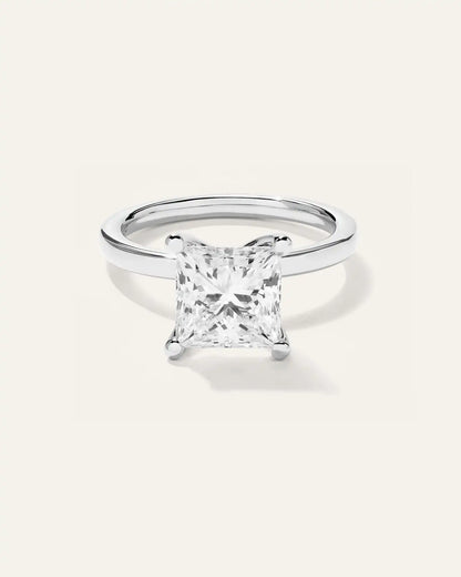 Lab Grown Diamond Princess Comfort Fit Engagement Ring - 3ct