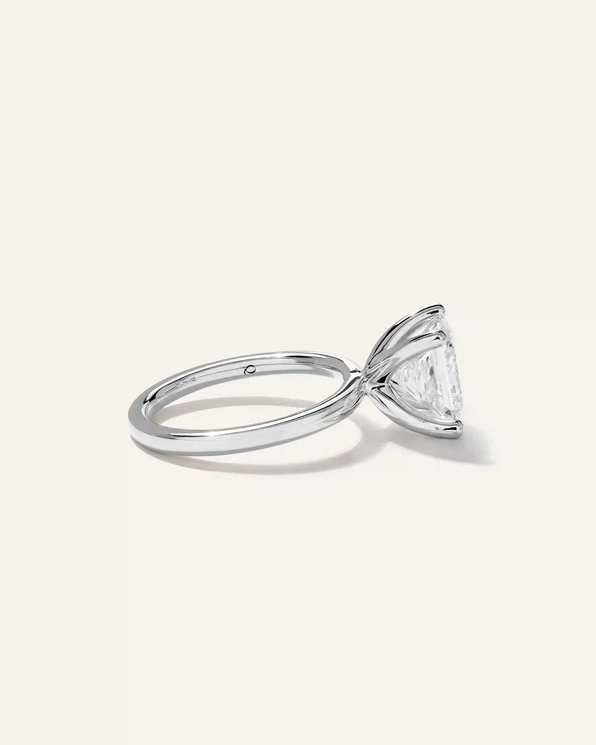 Lab Grown Diamond Princess Comfort Fit Engagement Ring - 3ct