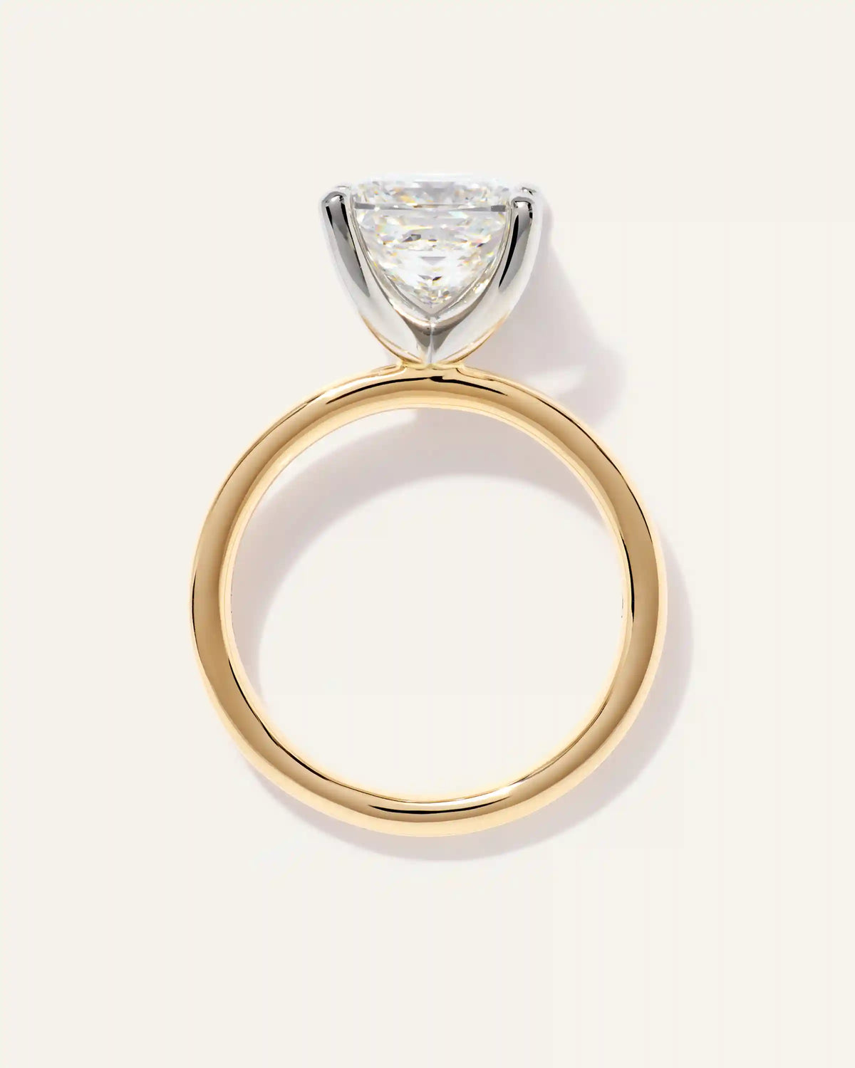 Lab Grown Diamond Princess Comfort Fit Engagement Ring - 3ct
