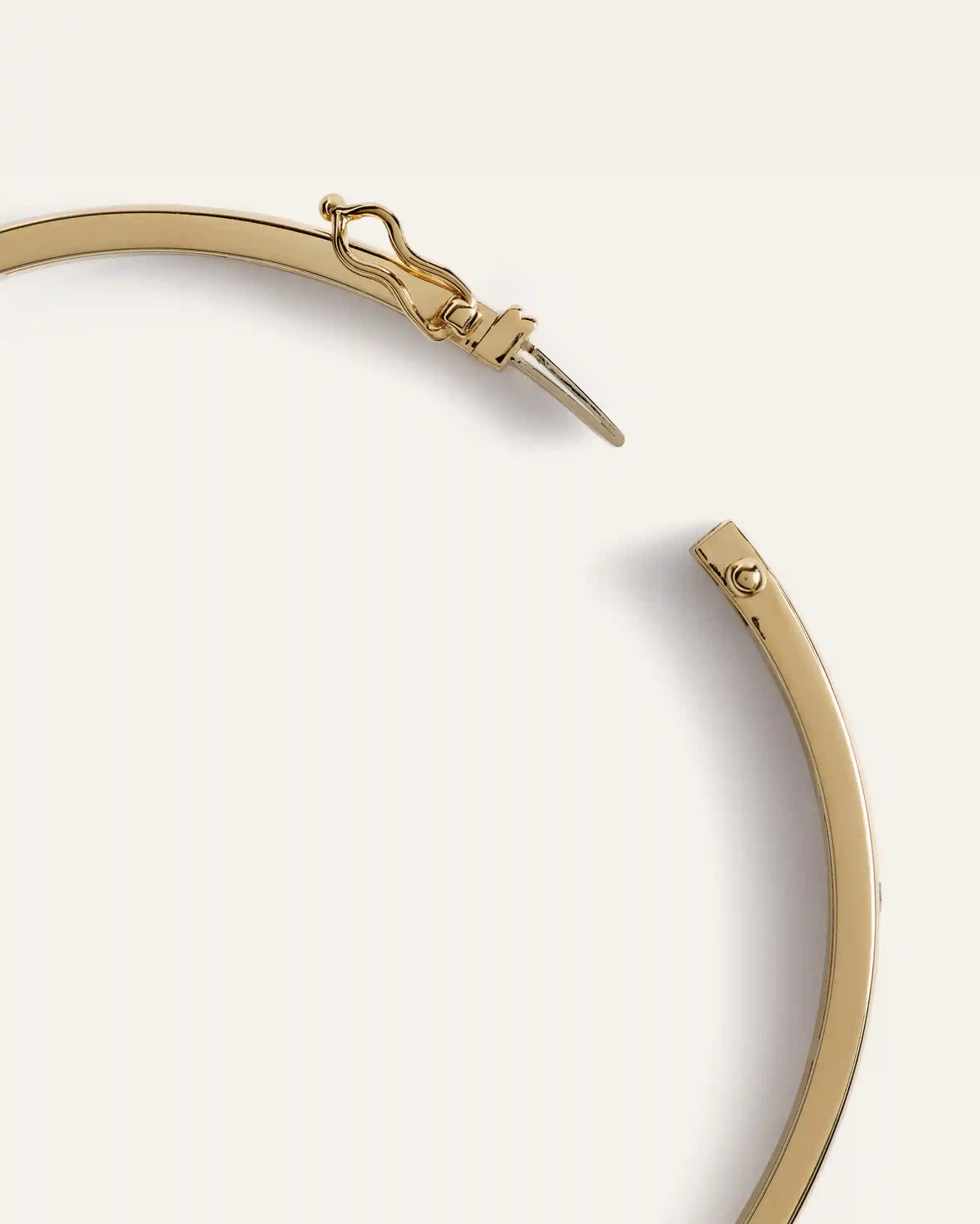 14K Gold Natural Diamond Inlay Bangle