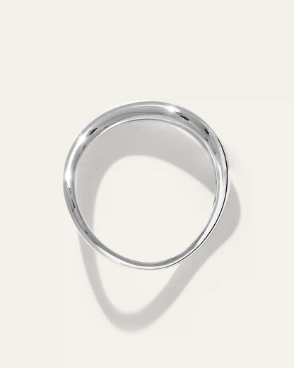 14K Gold Wave Ring